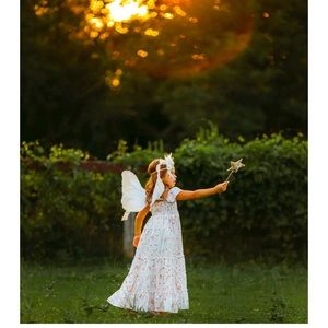 Indie Blue Marabella Midi (wispy floral)